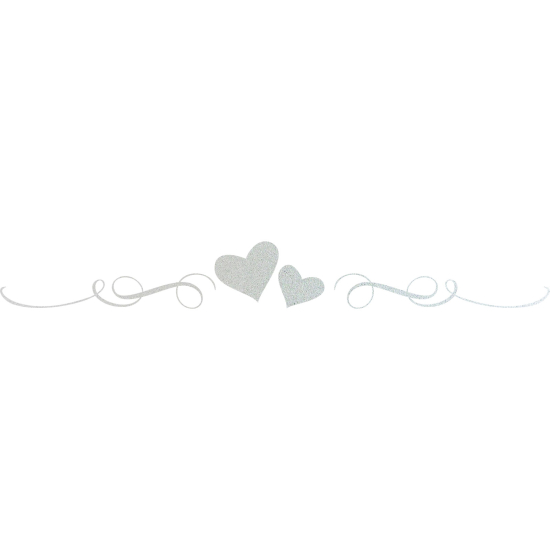 Vinilo Adhesivo Decorativo esmerilado - Corazones