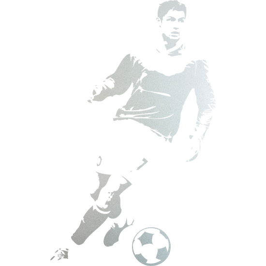 Vinilo Adhesivo Decorativo esmerilado - Cristiano Ronaldo