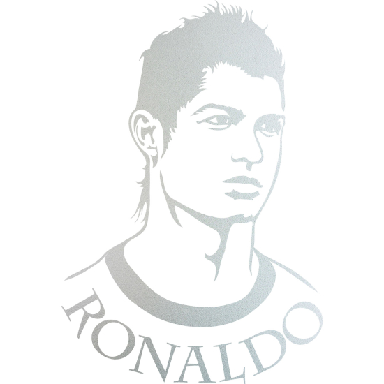 Vinilo Adhesivo Decorativo esmerilado - Cristiano Ronaldo