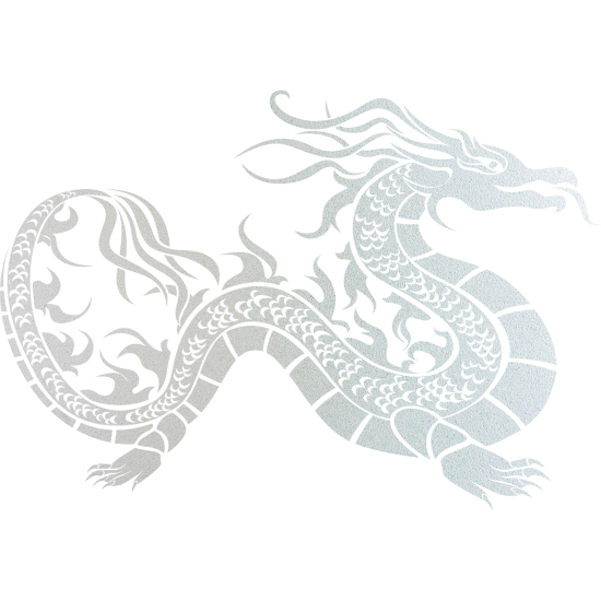 Vinilo Adhesivo Decorativo esmerilado - Dragón