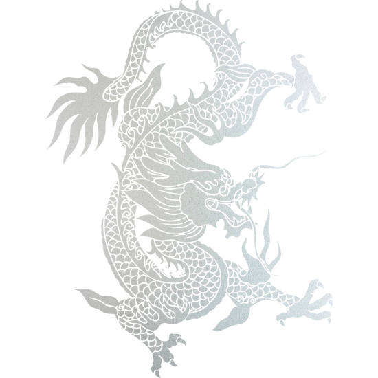 Vinilo Adhesivo Decorativo esmerilado - Dragón