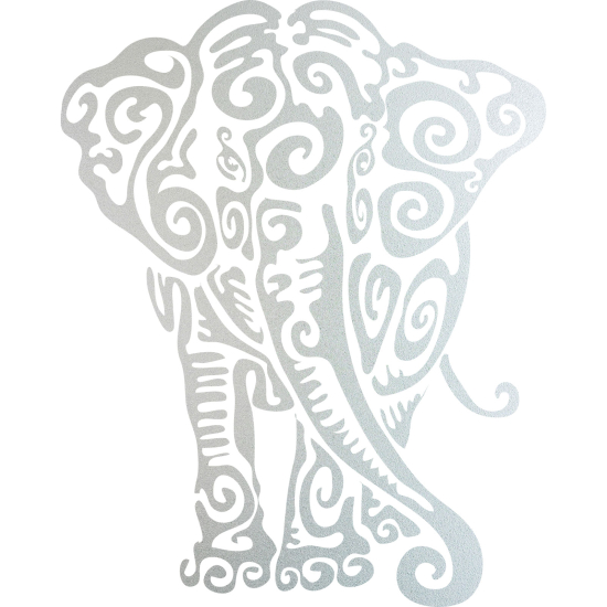 Vinilo Adhesivo Decorativo esmerilado - Elefante