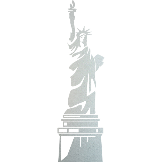 Vinilo Adhesivo Decorativo esmerilado - Estatua de la Libertad