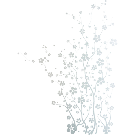 Vinilo Adhesivo Decorativo esmerilado - Flores