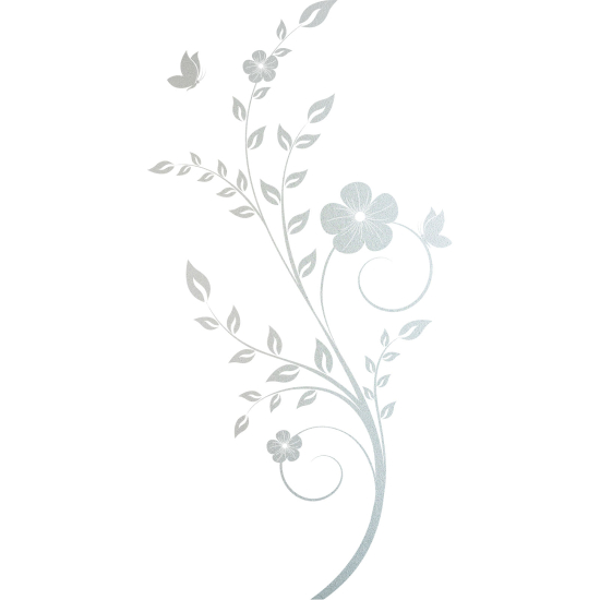 Vinilo Adhesivo Decorativo esmerilado - Flores