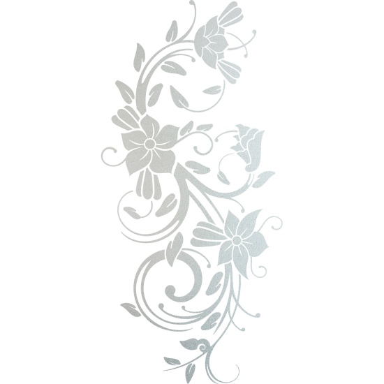 Vinilo Adhesivo Decorativo esmerilado - Flores