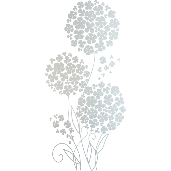Vinilo Adhesivo Decorativo esmerilado - Flores
