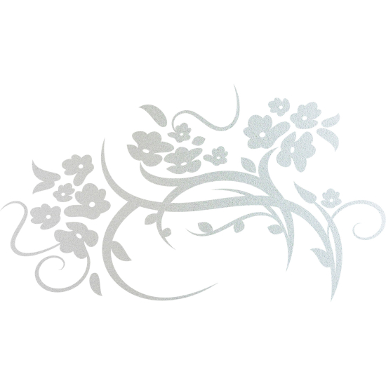 Vinilo Adhesivo Decorativo esmerilado - Flores