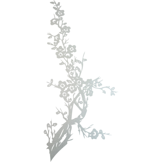 Vinilo Adhesivo Decorativo esmerilado - Flores