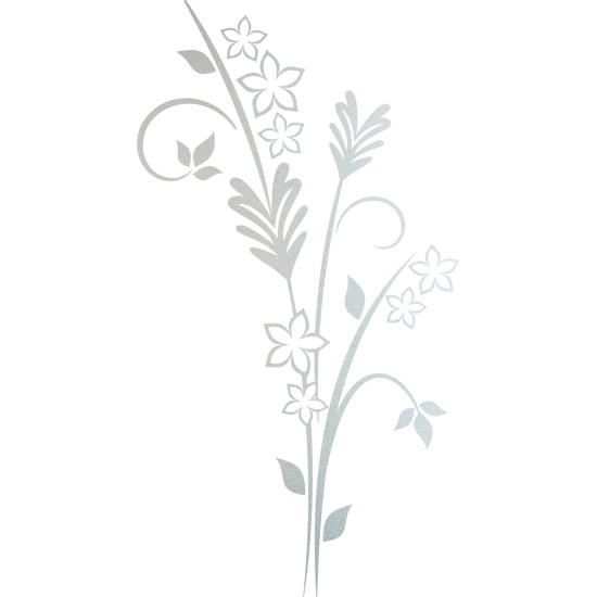 Vinilo Adhesivo Decorativo esmerilado - Flores