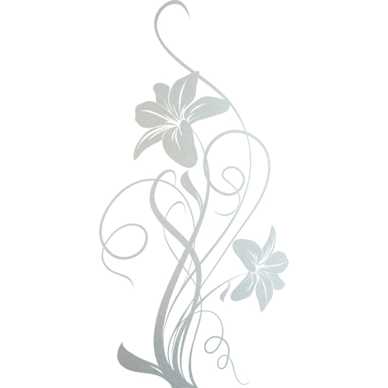Vinilo Adhesivo Decorativo esmerilado - Flores