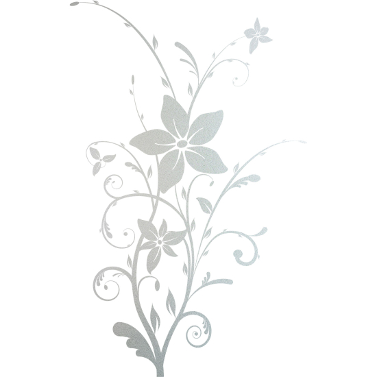 Vinilo Adhesivo Decorativo esmerilado - Flores