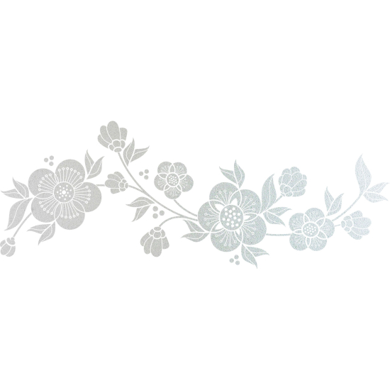 Vinilo Adhesivo Decorativo esmerilado - Flores