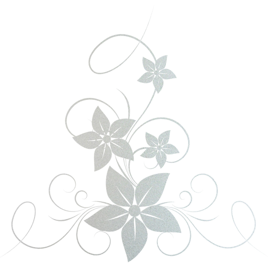 Vinilo Adhesivo Decorativo esmerilado - Flores