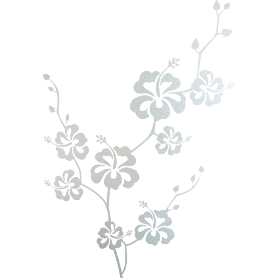 Vinilo Adhesivo Decorativo esmerilado - Flores