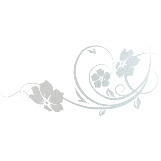 Vinilo Adhesivo Decorativo esmerilado - Flores