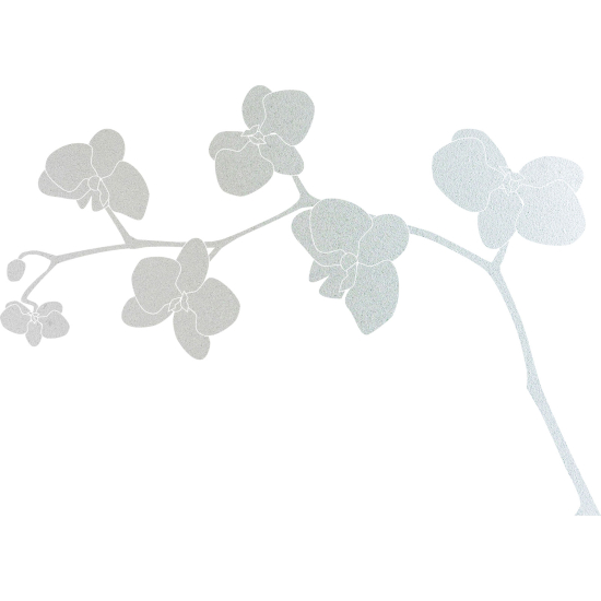 Vinilo Adhesivo Decorativo esmerilado - Flores