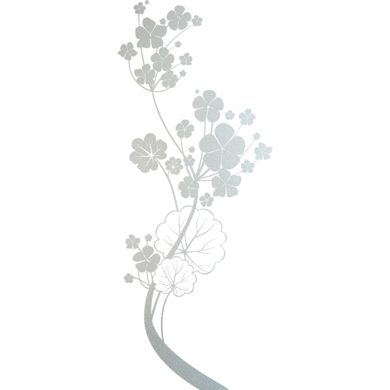 Vinilo Adhesivo Decorativo esmerilado - Flores