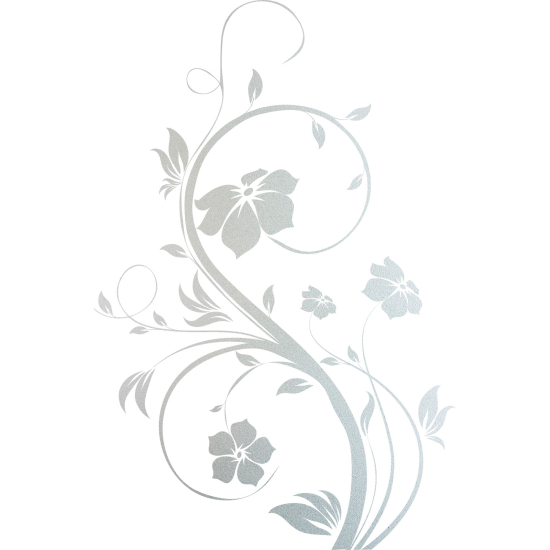 Vinilo Adhesivo Decorativo esmerilado - Flores