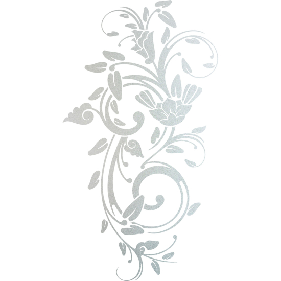 Vinilo Adhesivo Decorativo esmerilado - Flores