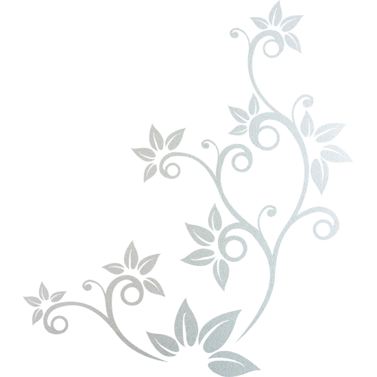 Vinilo Adhesivo Decorativo esmerilado - Flores