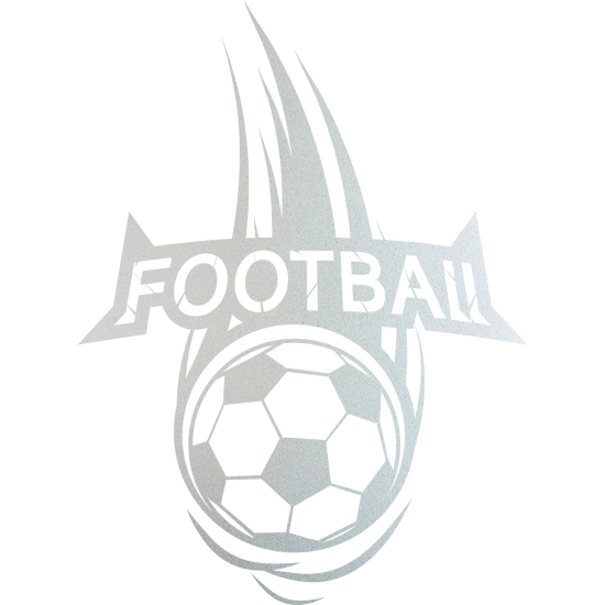 Vinilo Adhesivo Decorativo esmerilado - Fútbol