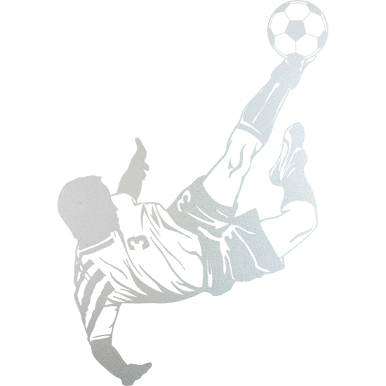 Vinilo Adhesivo Decorativo esmerilado - Futbolista