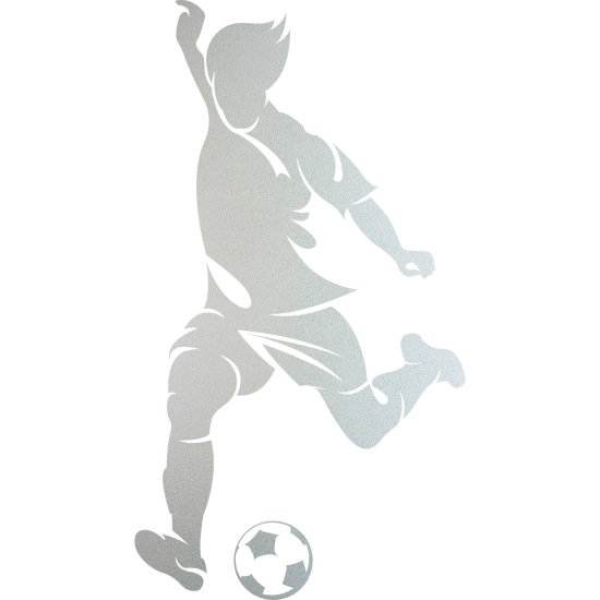 Vinilo Adhesivo Decorativo esmerilado - Futbolista