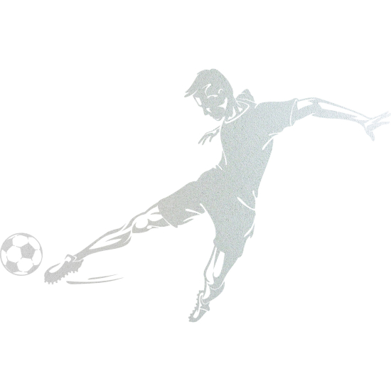 Vinilo Adhesivo Decorativo esmerilado - Futbolista