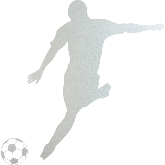 Vinilo Adhesivo Decorativo esmerilado - Futbolista
