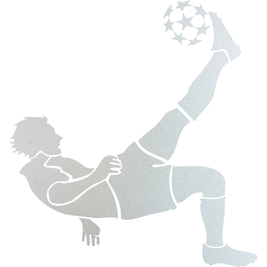 Vinilo Adhesivo Decorativo esmerilado - Futbolista