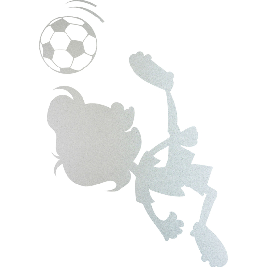 Vinilo Adhesivo Decorativo esmerilado - Futbolista
