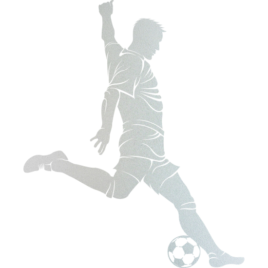 Vinilo Adhesivo Decorativo esmerilado - Futbolista