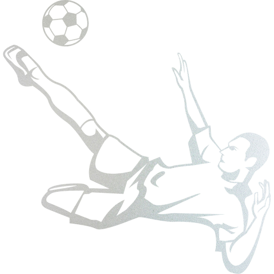Vinilo Adhesivo Decorativo esmerilado - Futbolista