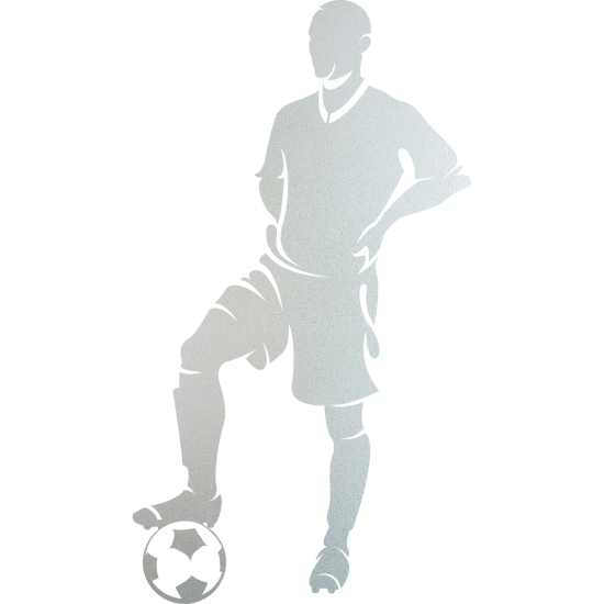Vinilo Adhesivo Decorativo esmerilado - Futbolista