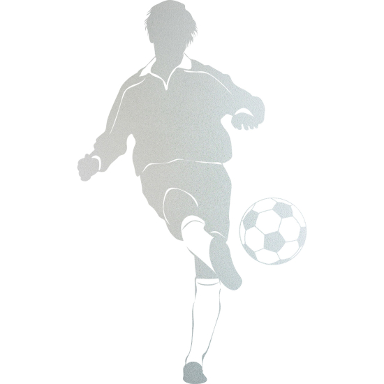 Vinilo Adhesivo Decorativo esmerilado - Futbolista