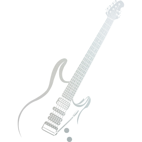 Vinilo Adhesivo Decorativo esmerilado - Guitarra