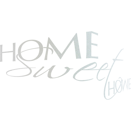Vinilo Adhesivo Decorativo esmerilado - Hogar Dulce Hogar