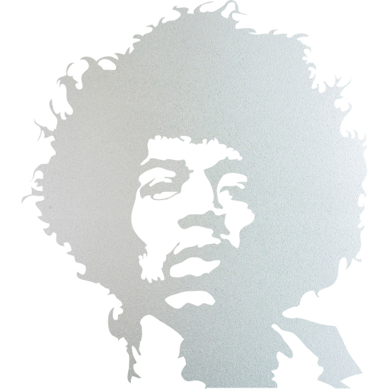 Vinilo Adhesivo Decorativo esmerilado - Jimi Hendrix