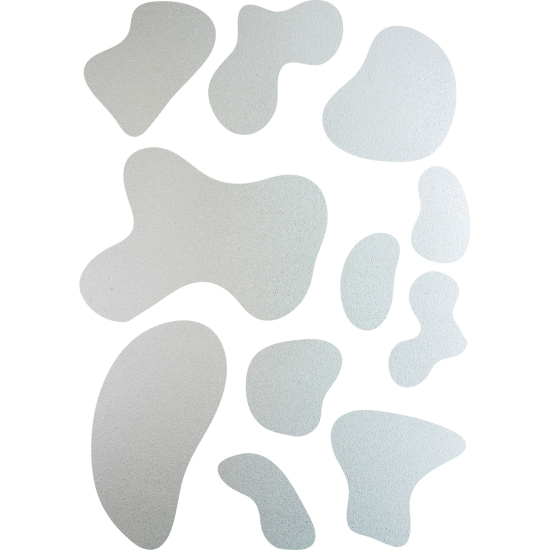 Vinilo Adhesivo Decorativo esmerilado - Kit 11 Manchas de vaca