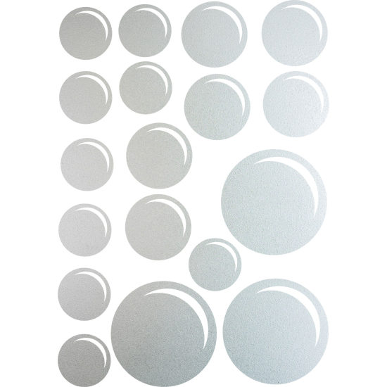 Vinilo Adhesivo Decorativo esmerilado - Kit 19 Burbujas