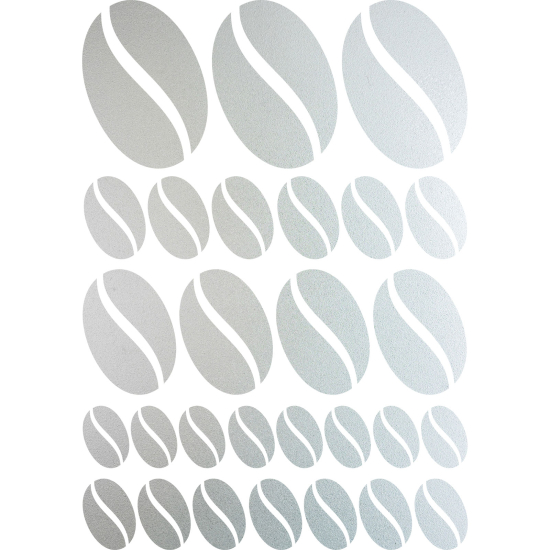 Vinilo Adhesivo Decorativo esmerilado - Kit 25 Semillas de café