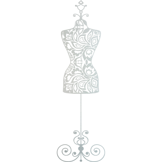 Vinilo Adhesivo Decorativo esmerilado - Maniquí de costura