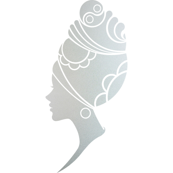 Vinilo Adhesivo Decorativo esmerilado - Mujer africana