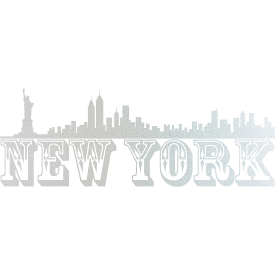 Vinilo Adhesivo Decorativo esmerilado - Nueva York