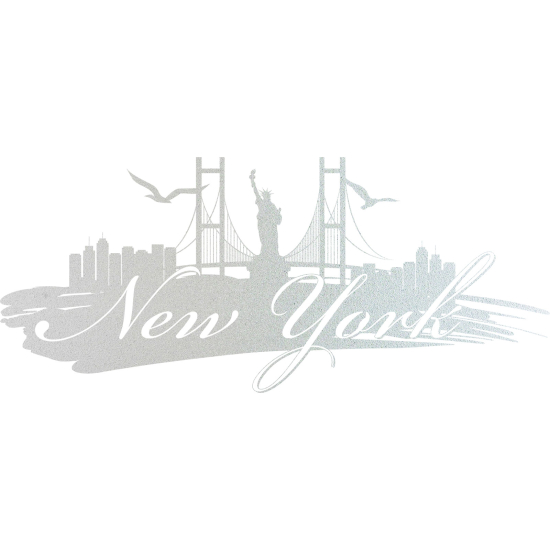Vinilo Adhesivo Decorativo esmerilado - Nueva York