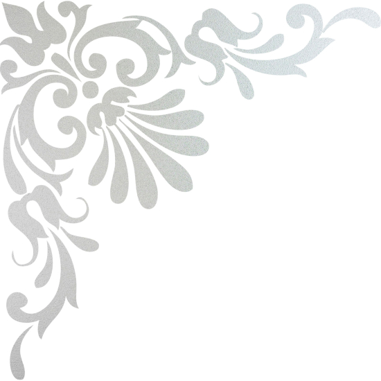 Vinilo Adhesivo Decorativo esmerilado - Ornamento