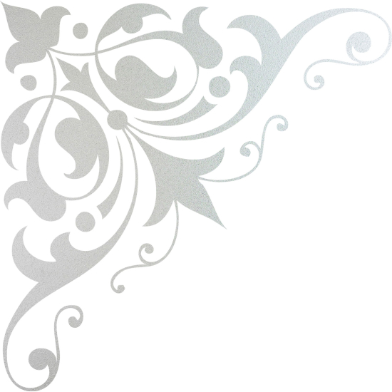 Vinilo Adhesivo Decorativo esmerilado - Ornamento