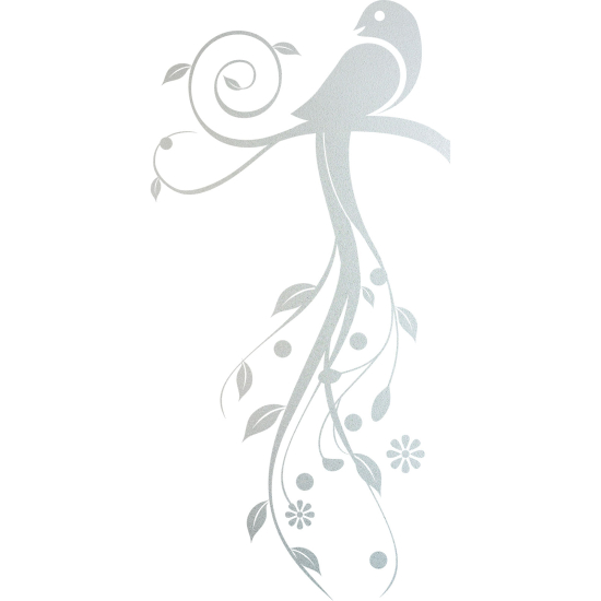 Vinilo Adhesivo Decorativo esmerilado - Pájaro