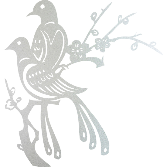Vinilo Adhesivo Decorativo esmerilado - Pájaros